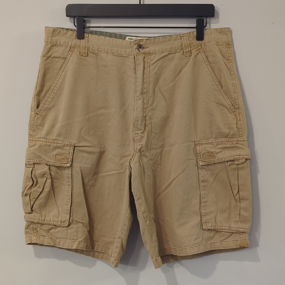Plugg‎ Men's Khaki Cargo Shorts Tan size 36
